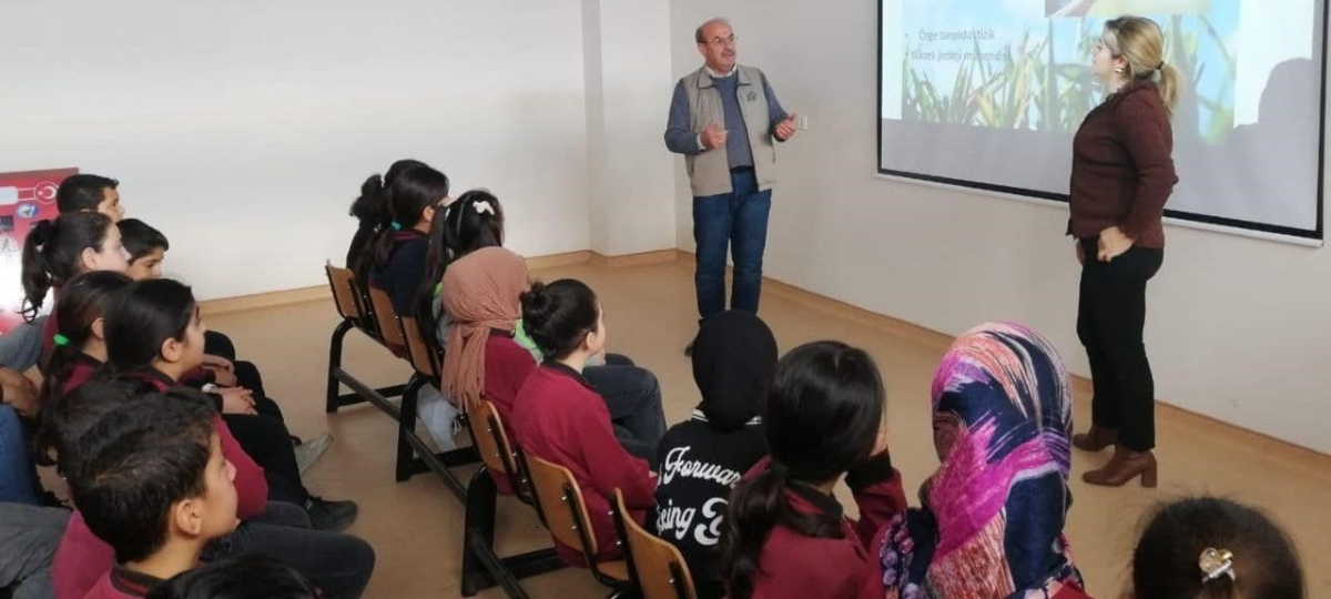 Elazığ’da öğrencilere tabiat eğitimi verildi