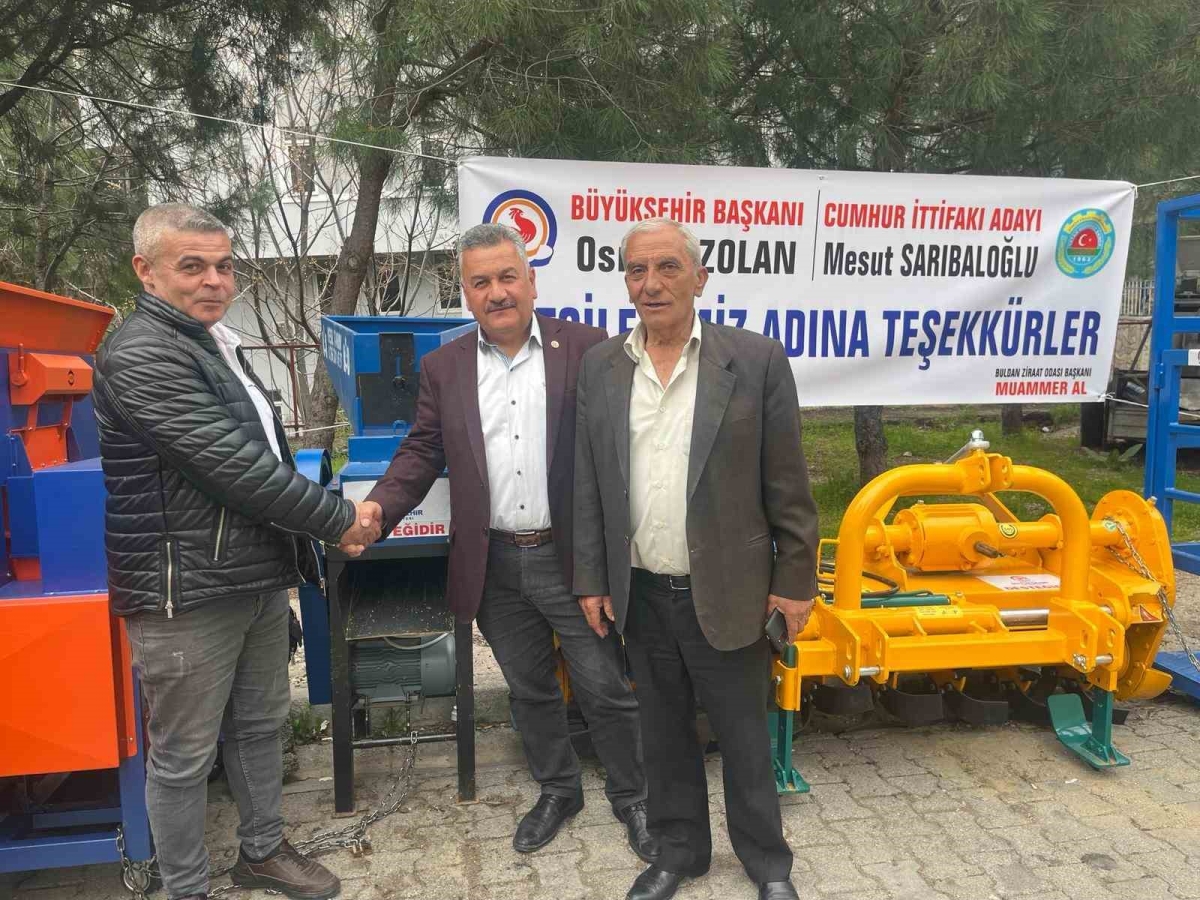 Başkan Zolan’dan Buldanlı çiftçilere tarımsal makine desteği