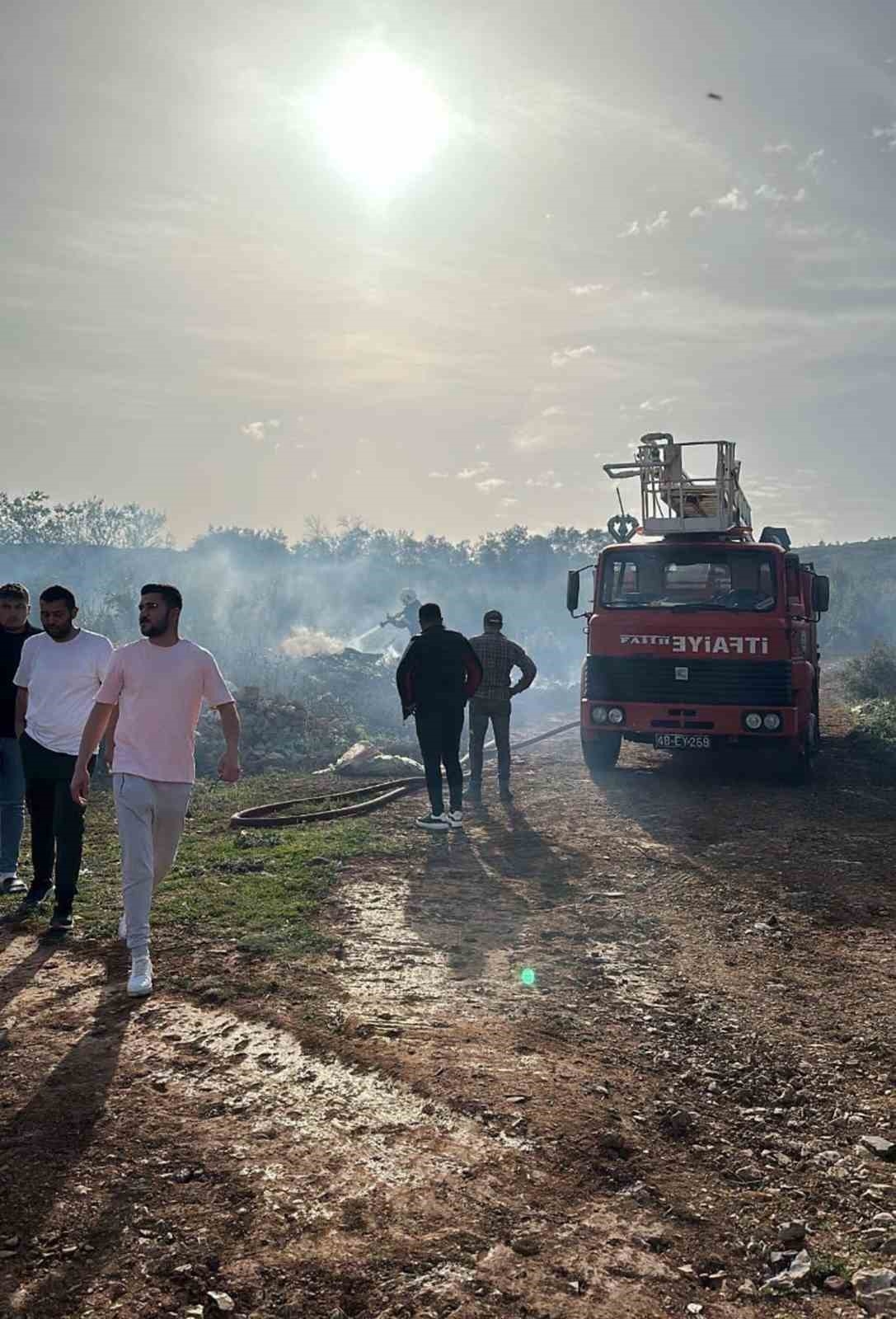 Muğla’da makilik yangını