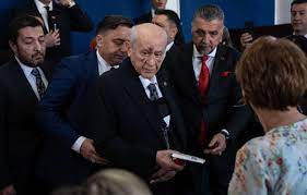 MHP Genel Başkanı Bahçeli: "Milliyetçi Hareket Partisi bu demokratik mesajı almış, seçim sonuçlarının çok boyutlu değerlendirmesini yapmak üzere kolları sıvamıştır."