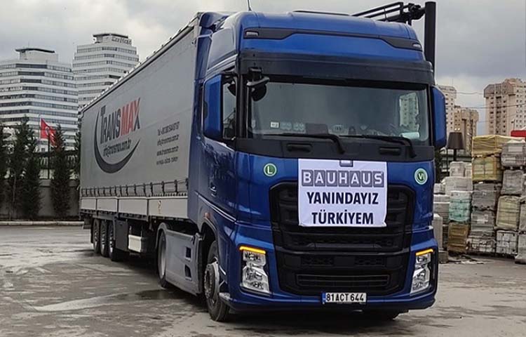 Bauhaus’un depremzedelere yardımı devam ediyor!