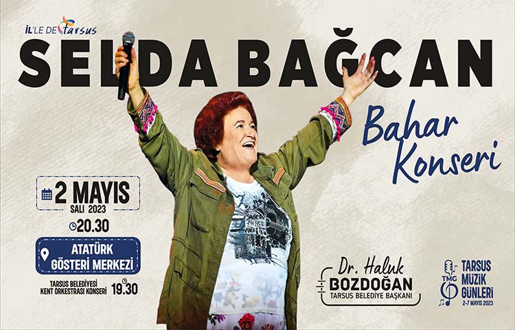 Tarsus, Selda Bağcan’la “bahara merhaba” diyecek