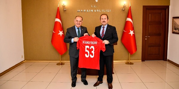 Vali Pehlivan TFF Genel Sekreteriyle görüştü