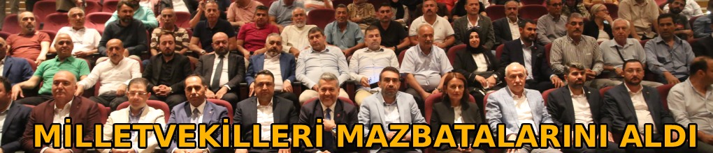 Mersin'de Cumhur İttifakı milletvekilleri mazbatalarını aldı