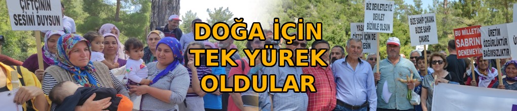 Doğa için tek yürek oldular