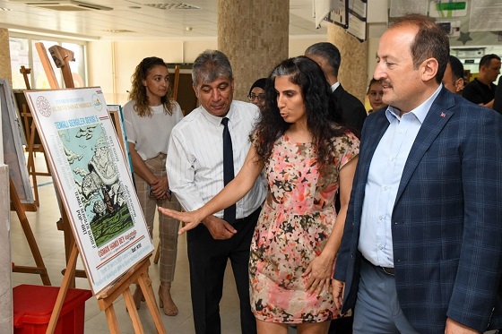 Vali Pehlivan, Bilim ve Sanat Merkezinde İncelemelerde Bulundu