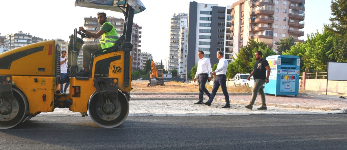 BAŞKAN ÖZYİĞİT, YOL YAPIM ÇALIŞMALARINI YERİNDE İNCELEDİ
