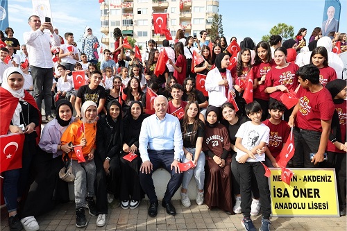 Cumhuriyetin 100. Yılı Akdeniz'de Coşkuyla Kutlandı