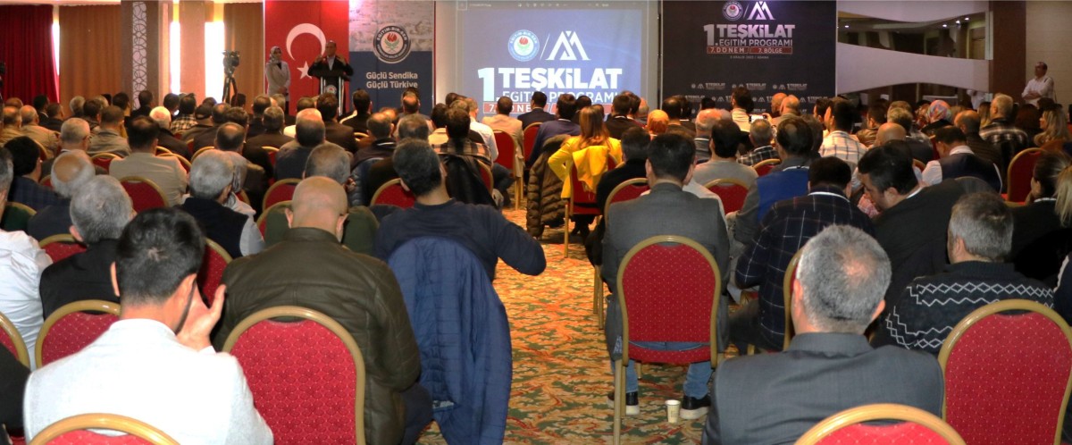 EĞİTİM-BİR-SEN 7. BÖLGE 1. TEŞKİLAT EĞİTİM PROGRAMI ADANA’DA YAPILDI