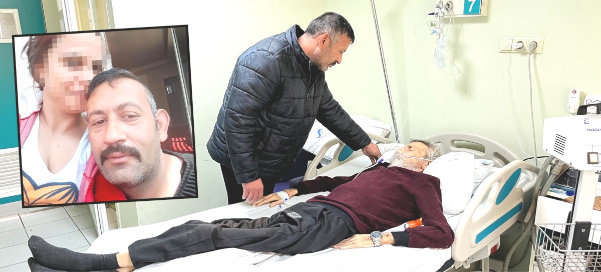 HASTANEDE YATAN ESKİ KAYINPEDERİNİN YANINDAN AYRILMIYOR