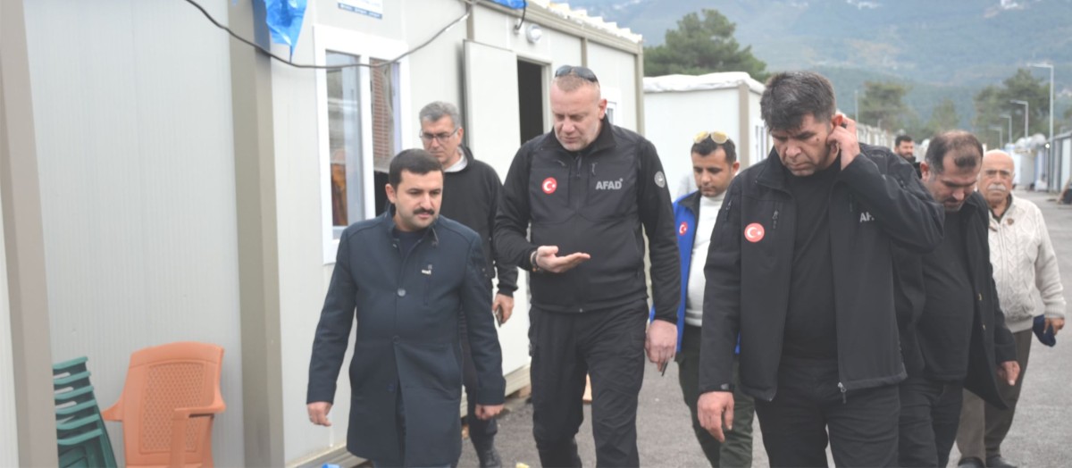 KAYMAKAM YILMAZ, KONTEYNER KENTLERDE İNCELEMELERDE BULUNDU