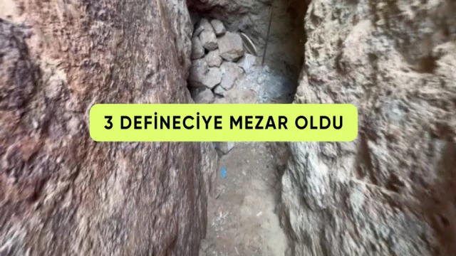 3 defineciye mezar olan mağara ve tünelleri ilk kez görüntülendi