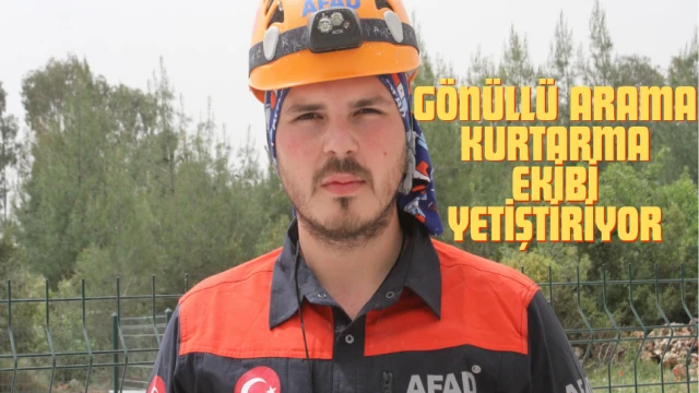 AFAD, Antalya'da oluşturulan temsili enkaz alanında gönüllü arama kurtarma ekibi yetiştiriyor