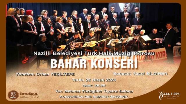 Başkan Tetik’ten ’Bahara Merhaba’ konserine davet