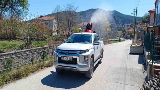 Bilecik Belediyesinden sivrisinek ilaçlama çalışması