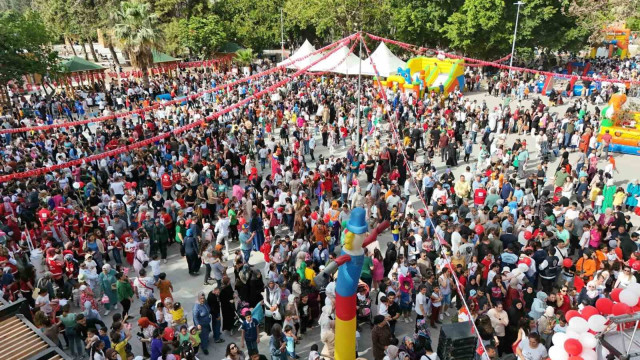 Depremzede çocuklar, 23 Nisan’ın tadını çıkardılar