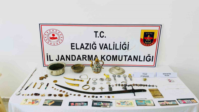 Elazığ’da tarihi eser kaçakçılığı operasyonu