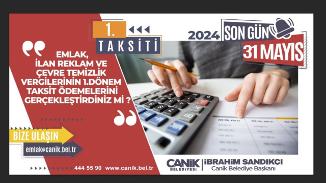 Emlak ve ÇTV ödemelerinde son tarih 31 Mayıs