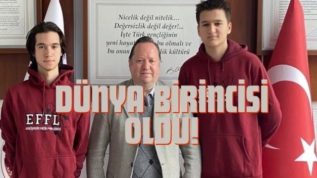 Eskişehir Fatih Fen Lisesi'nden dünya birinciliği