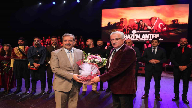 ”Gazi’m Antep” konseri izleyicileri büyüledi