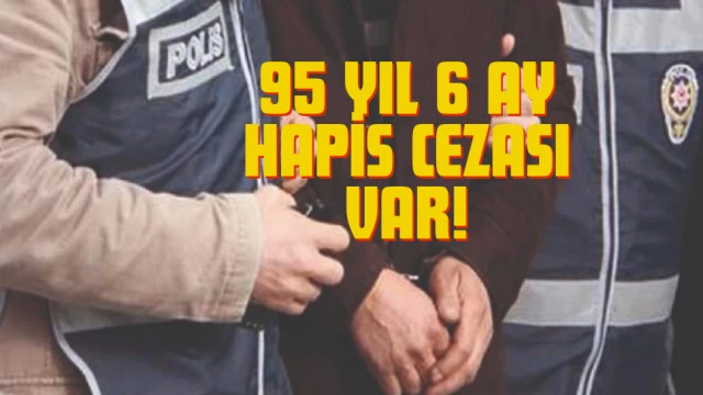 Hırsızlık suçundan 95 yıl 6 ay hapis cezası bulunan şahıs yakalandı