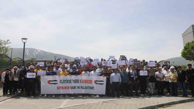 Iğdır Üniversitesi ABD’deki Üniversitelerin Gazze eylemlerine destek gösterisi yaptı