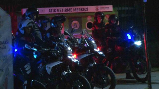 Kağıthane’de geniş çaplı asayiş denetimi gerçekleştirildi