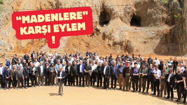 Kavaklı köyü sakinleri “madenlere” karşı eylem başlattı