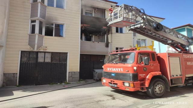 Kütahya’da ev yangını korkuttu