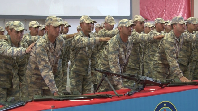 Kütahya’da sözleşmeli erler için yemin töreni