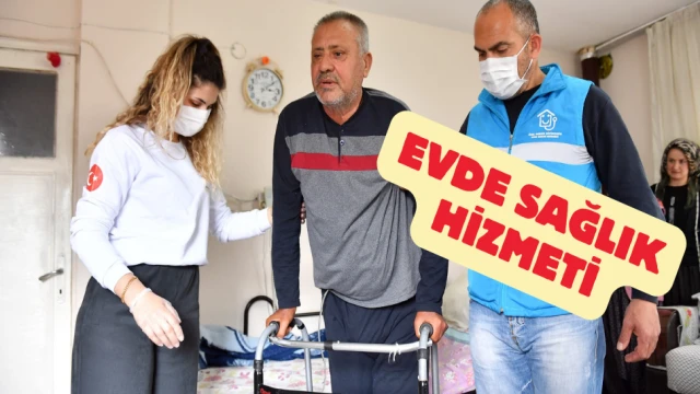 Mersin Büyükşehir Belediyesinin evde sağlık hizmeti Toroslar'a kadar uzandı