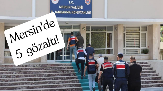 Mersin'de yasa dışı bahis operasyonu: 5 gözaltı