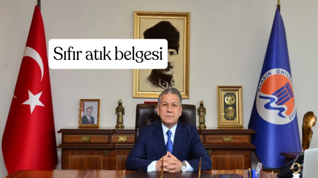 MEÜ, 'sıfır atık belgesi' alan üniversiteler arasına adını yazdırdı