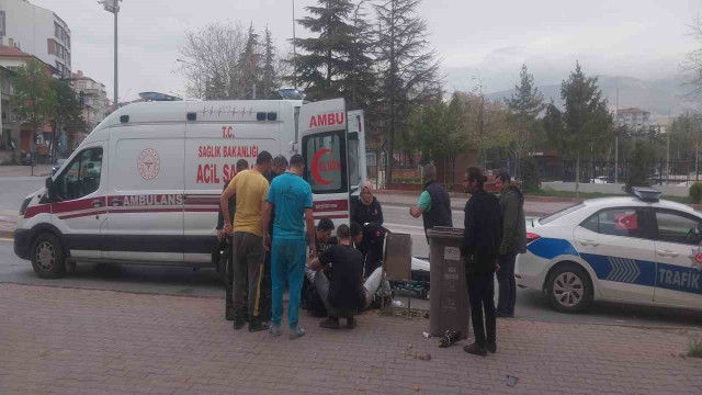 Niğde’de kontrolden çıkan motosiklet kaza yaptı, 1 kişi yaralandı