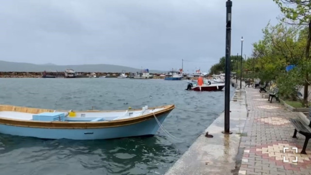 Paşalimanı adasında yağmur etkili oldu