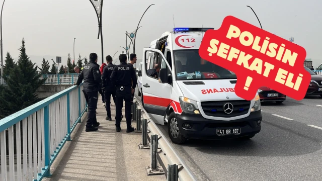 Polisin şefkat eli: İntihar girişiminde bulunan şahsı sarılarak ikna etti