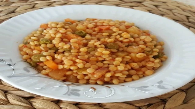 Sebzeli Kuskus Pilavı