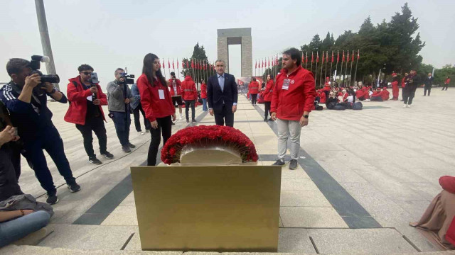 Şehitler Abidesinde 57. Alay Vefa Yürüyüşü kapanış programı düzenlendi