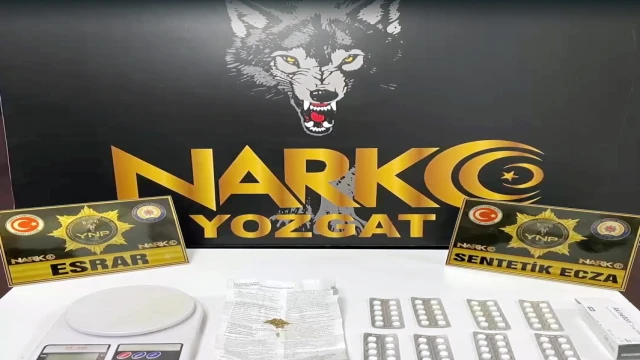 Yozgat'ta uyuşturucu operasyonu: 2 kişi tutuklandı
