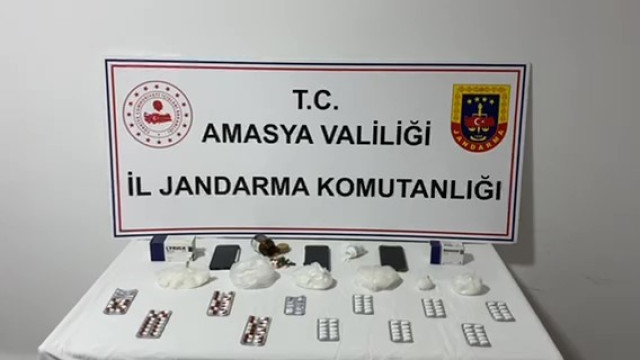 Amasya’da jandarmadan uyuşturucu operasyonu: 2 gözaltı