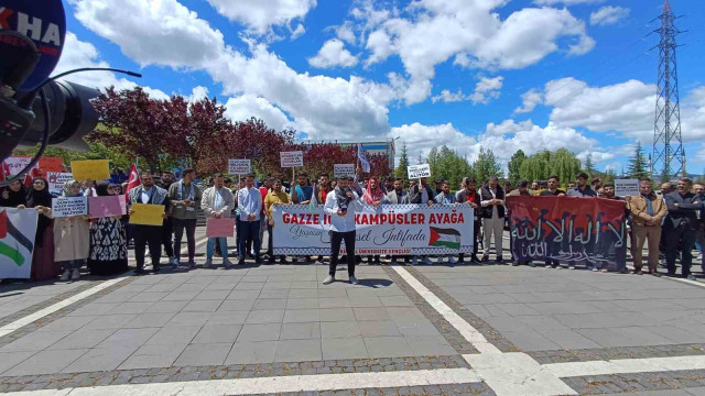 Bingöl’de üniversite öğrencilerinden Gazze’ye destek