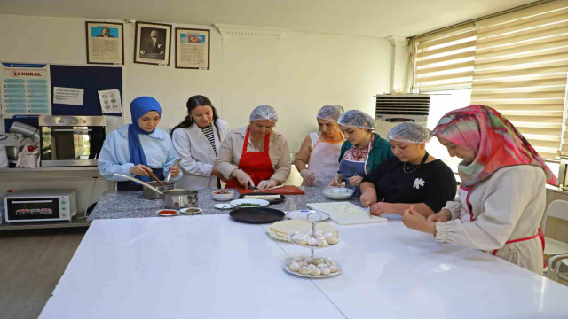 Gaziantep mutfağını ATASEM’de öğreniyorlar