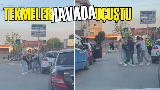 KADIN SÜRÜCÜLER KAVGA ETTİ