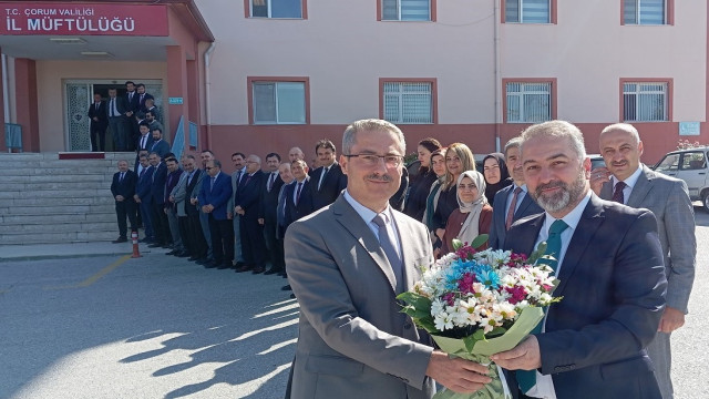 Müftü Şahin Yıldırım Çorum’daki yeni görevine başladı