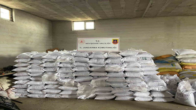 Nevşehir’de 23 Ton sahte gübre ele geçirildi