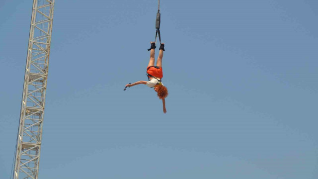 Fethiye’de ”bungee jumping” heyecanı