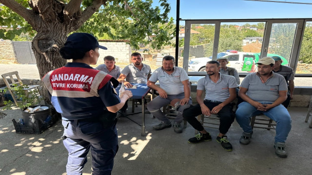 Çine’de vatandaşlara yangın riskleri anlatıldı