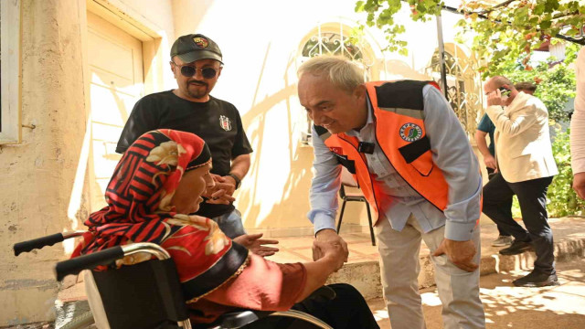 Engelli anne için sokak asfaltlandı
