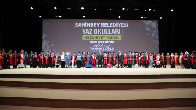 Şahinbey’de yaz okulu mezuniyet töreni düzenlendi