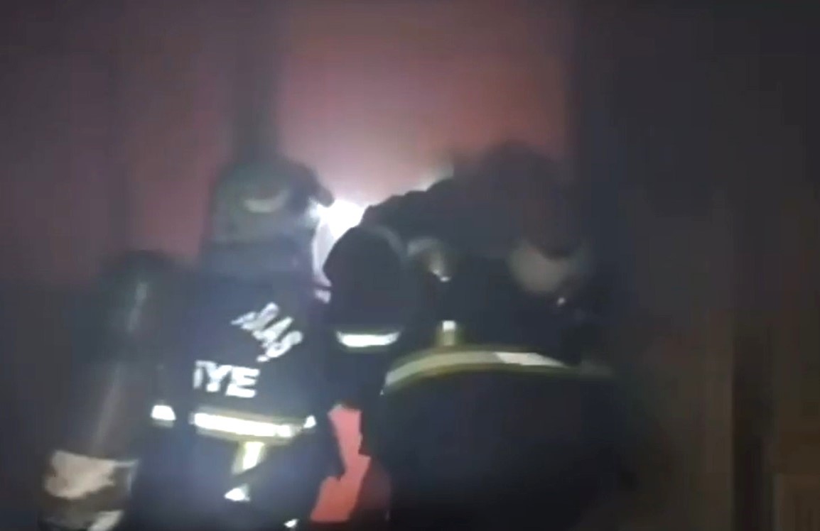 Müstakil evde korkutan yangın